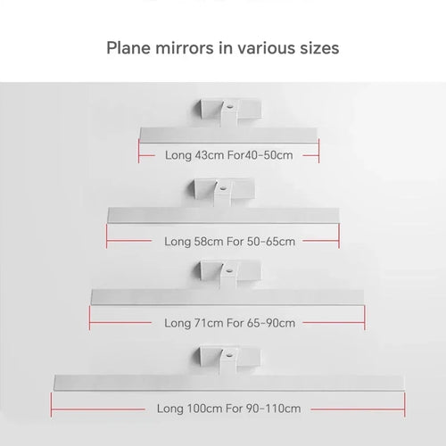applique murale led moderne étanche pour miroir rotative et lumineuse - vue 5 sur 14