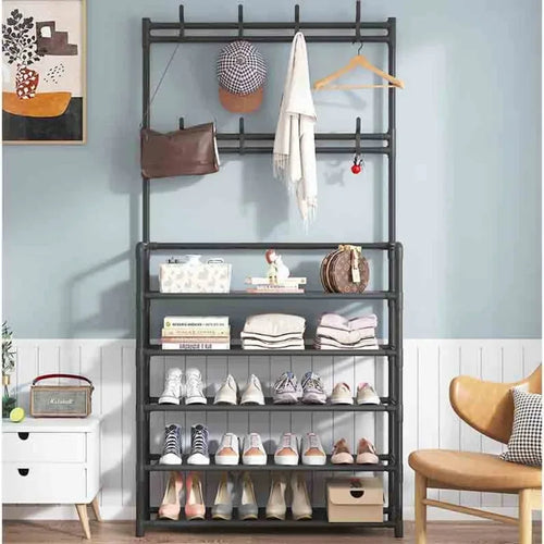 étagère à chaussures multifonction pour rangement et séchage - vue 7 sur 11