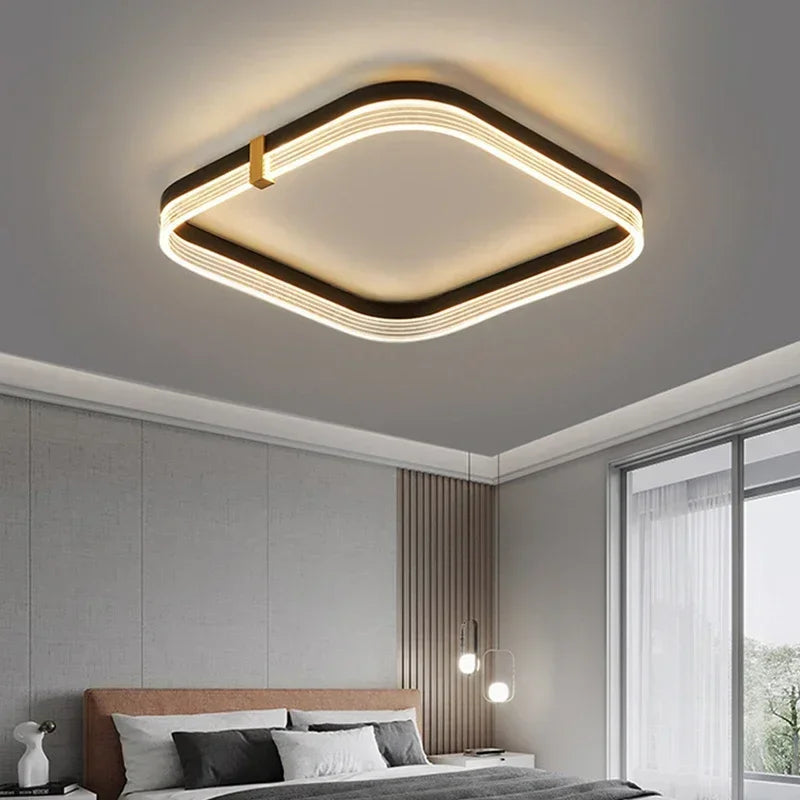 lustre moderne à leds pour intérieur décoration maison - vue 3 sur 21