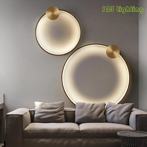 applique murale led en laiton style art déco pour intérieur moderne - vue 2 sur 23