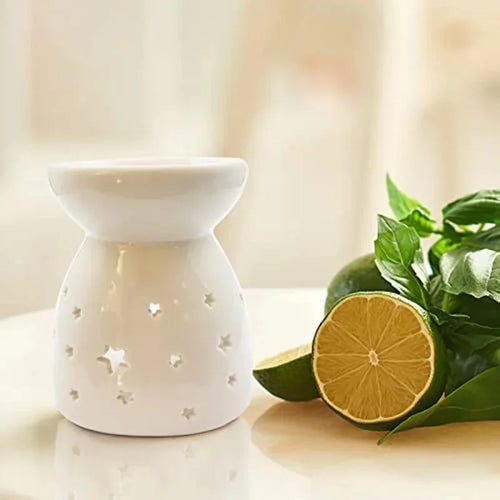 bougeoir en céramique pour bougie parfumée décoration intérieure élégante - vue 5 sur 9