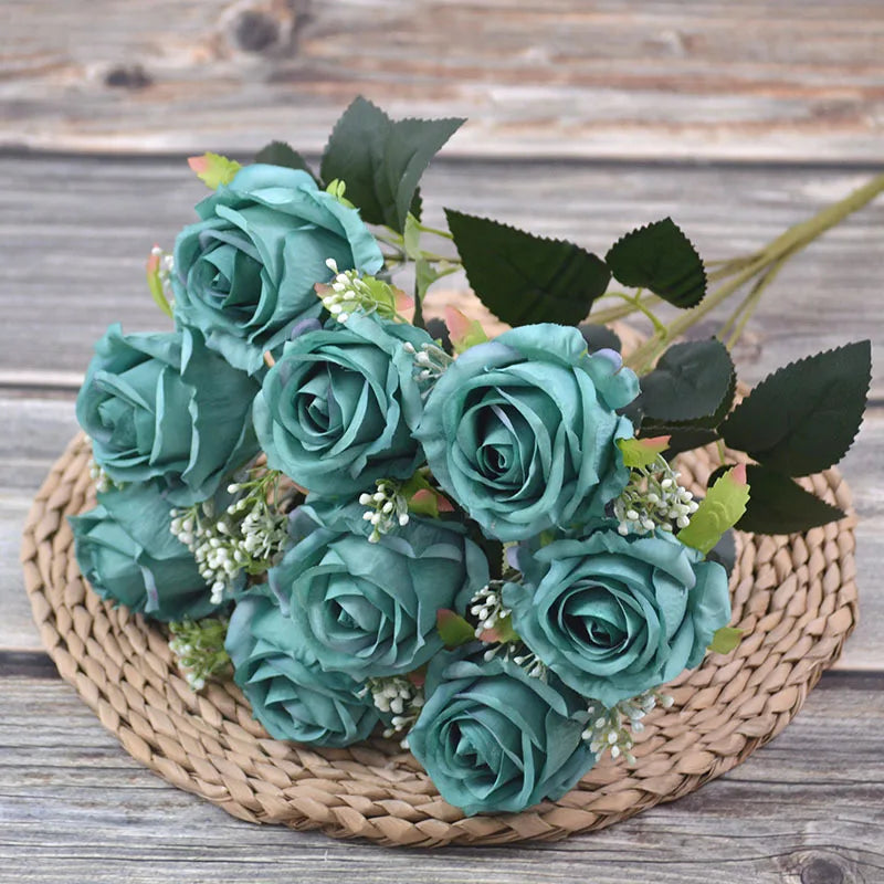 bouquet de pivoines artificielles pour décoration élégante et moderne - vue 10 sur 13