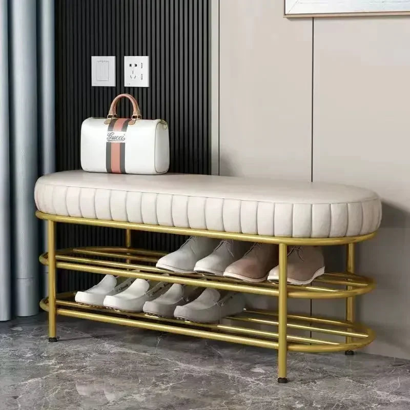 tabouret design pour entrée et rangement chaussures - vue 4 sur 7