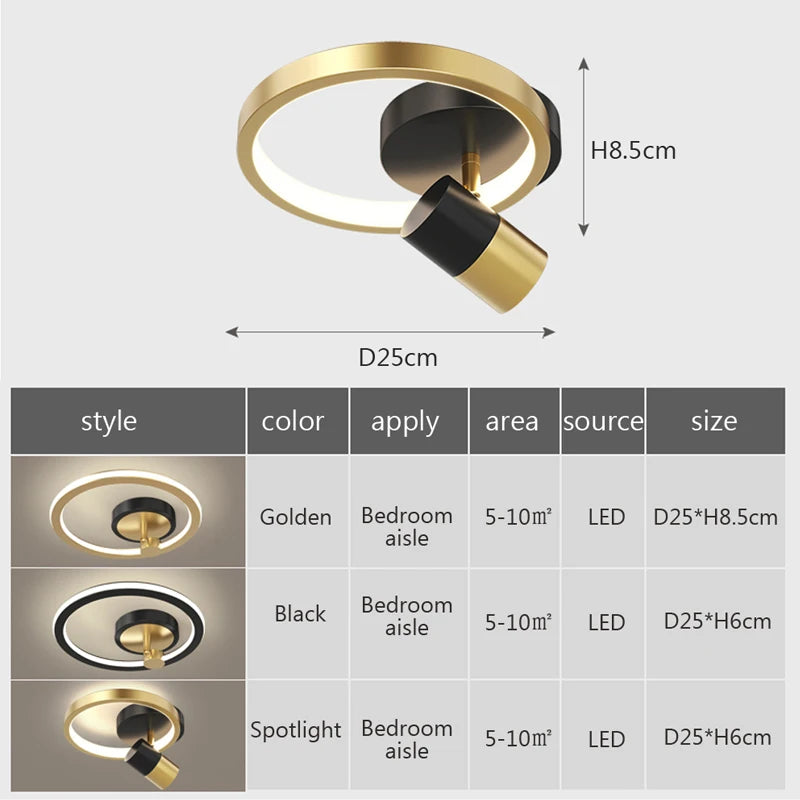 plafonnier led moderne pour décoration intérieure élégante - vue 4 sur 9