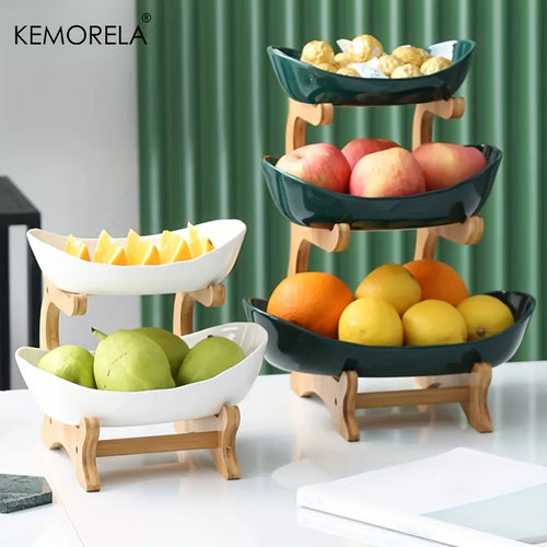 assiette à fruits créative moderne pour collations et desserts - vue 3 sur 12