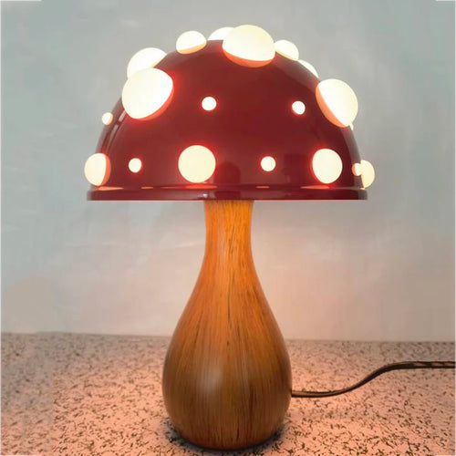 Lampe champignon Amanita tricolore LED USB - vue 2 sur 8