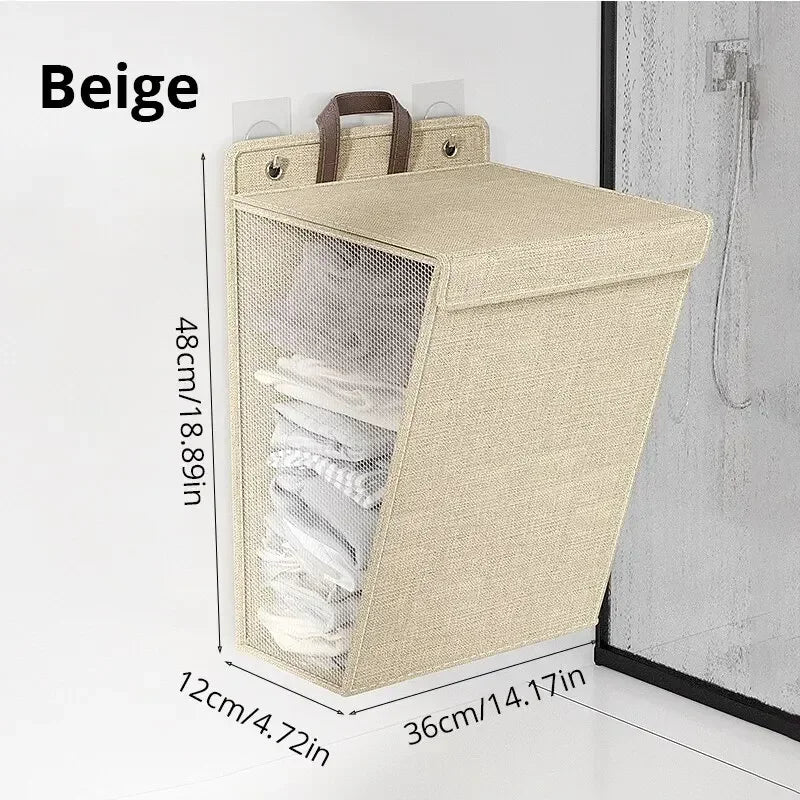 panier à linge pliable multifonctionnel pour rangement et tri - vue 8 sur 9