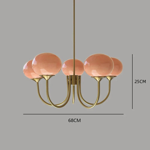Lustre design doré nordique Simple - vue 12 sur 11