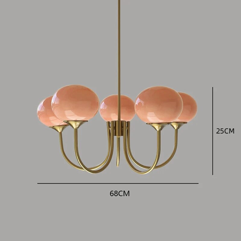 Lustre design doré nordique Simple - vue 11 sur 11