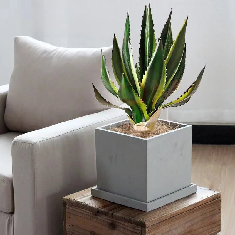plantes succulentes artificielles aloe vera décoration intérieure et extérieure - vue 2 sur 8