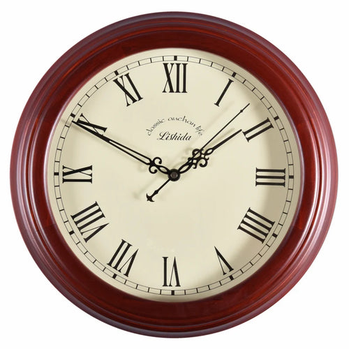 horloge murale silencieuse personnalisable en bois moderne rétro - vue 13 sur 25