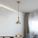 Suspension design led papillon céramique et bois