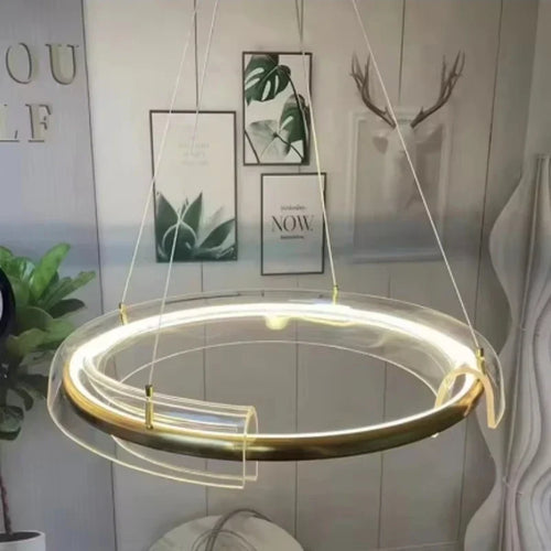 suspension à led pour décoration intérieure élégante et moderne - vue 6 sur 7