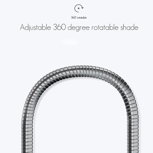 lampe de bureau en aluminium à led ultra mince rotative pour soins des yeux - vue 5 sur 7