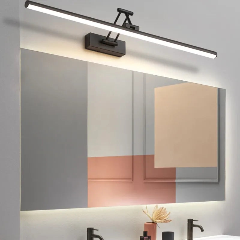 lampe led étanche pour miroir armoire pliable télescopique - vue 3 sur 16