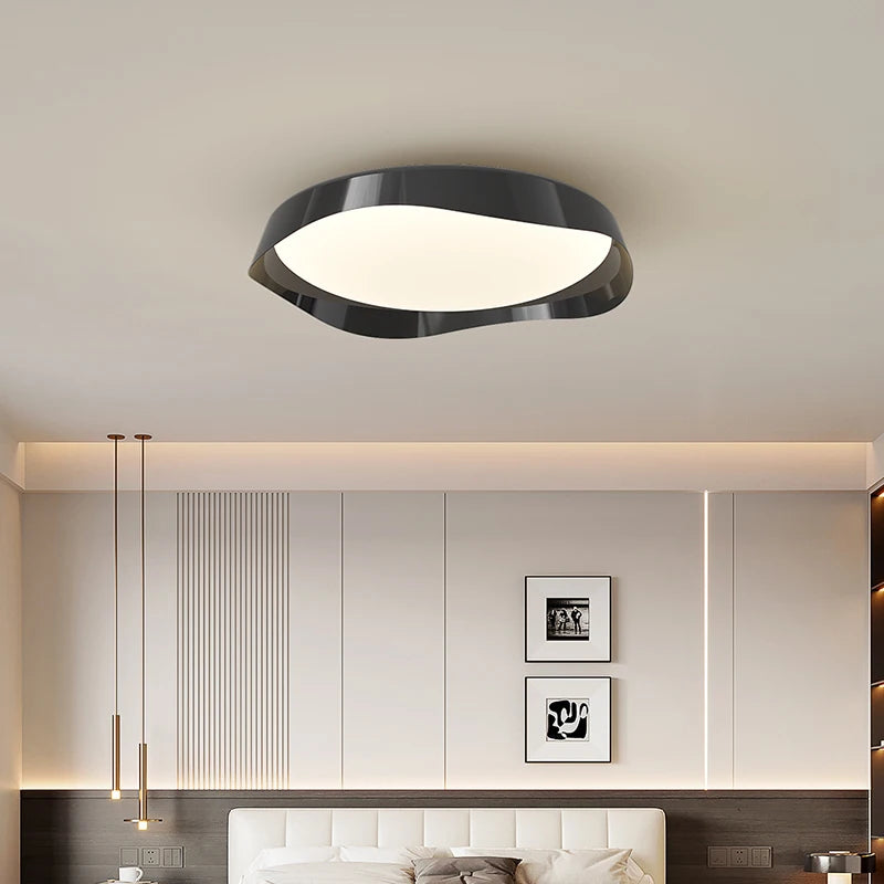 plafonnier LED style wabi-sabi rétro haut de gamme créatif - vue 4 sur 9
