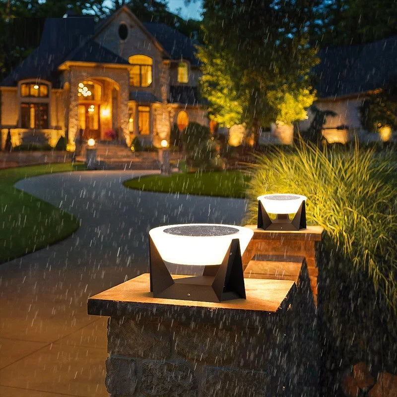 lampe solaire à led pour jardin et extérieur décoratif - vue 4 sur 12
