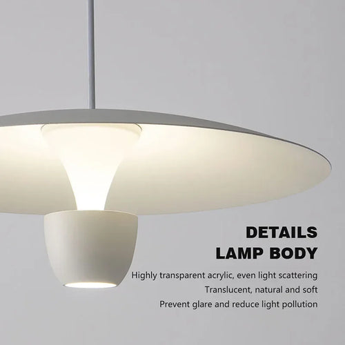 lustre led moderne pour café restaurant et décoration intérieure - vue 5 sur 12