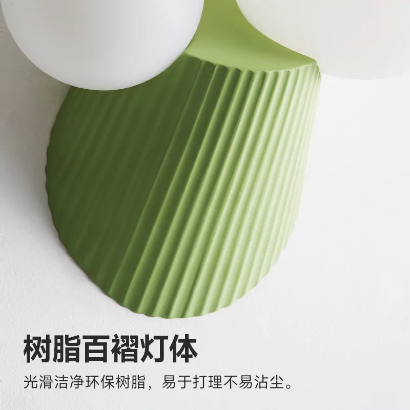 applique murale led cactus en résine verre pour étude - vue 4 sur 11