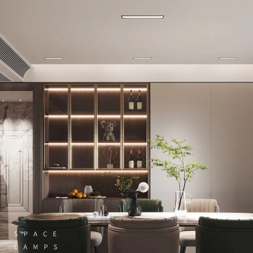 spot led à intensité variable éclairage encastré créatif linéaire - vue 5 sur 5
