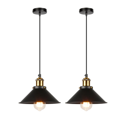 lustre industriel rétro à trois têtes suspendues pour maison - vue 16 sur 16