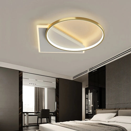 lustre led moderne simple décoration maison tondi - vue 6 sur 18