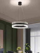 lustre postmoderne minimaliste avec anneau circulaire créatif