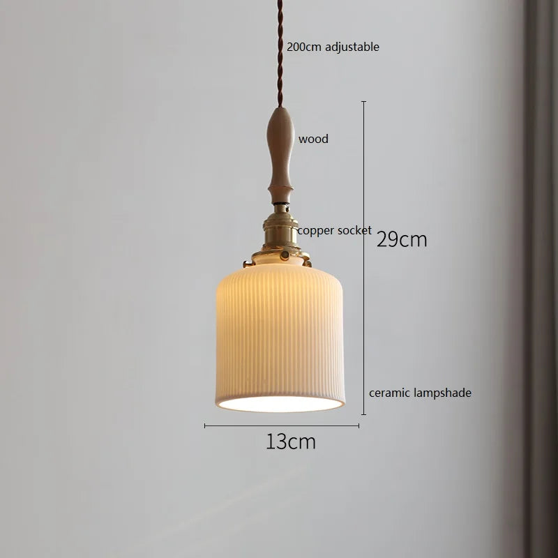 suspension LED en céramique conique design - vue 19 sur 29