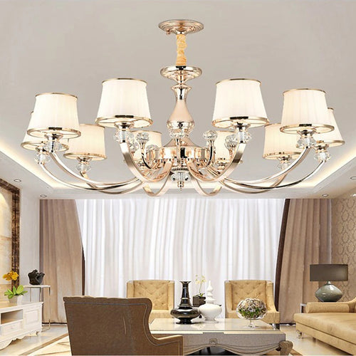 lustre en cristal de luxe pour décoration élégante - vue 5 sur 14