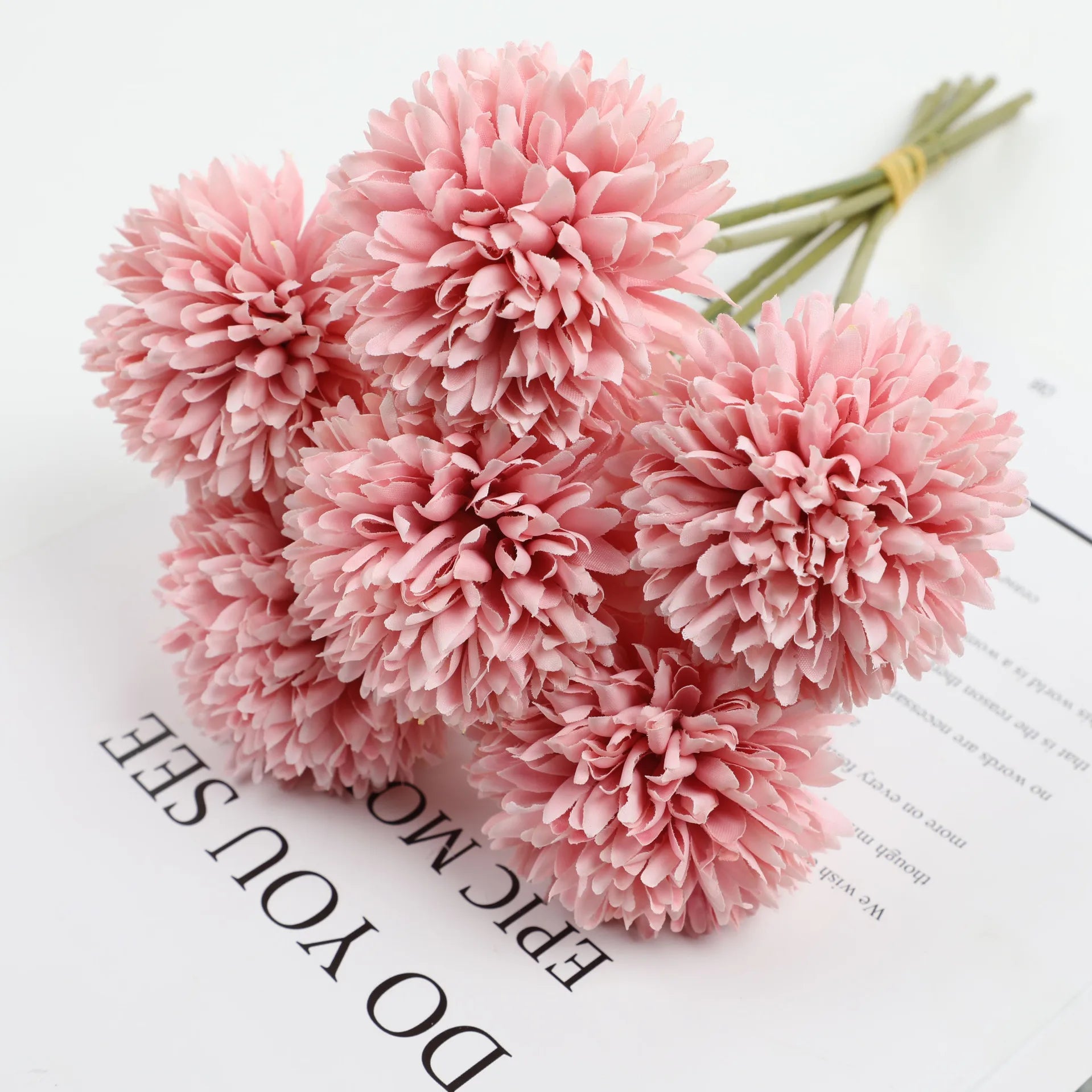 boule de chrysanthème artificielle pour décoration de mariage et fête - vue 7 sur 12