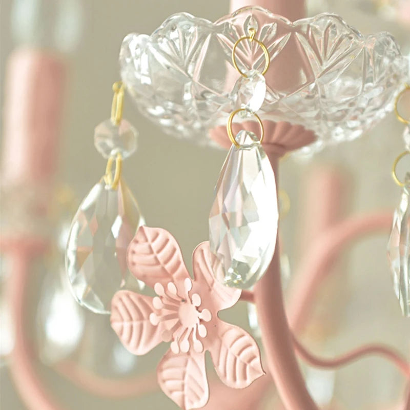 lustre en cristal suspendu pour éclairage intérieur élégant - vue 7 sur 7