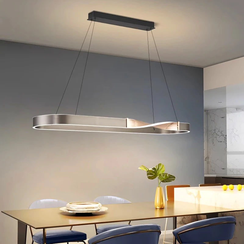 lustre Moderne led décoratif éclairage intérieur - vue 4 sur 6