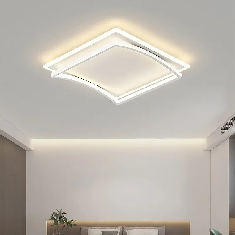 plafonnier led moderne luminaire décoratif intérieur design élégant - vue 6 sur 24