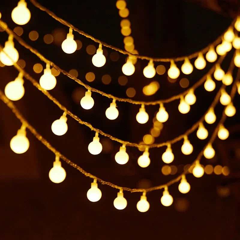 guirlande lumineuse led pour extérieur mariage jardin et Noël