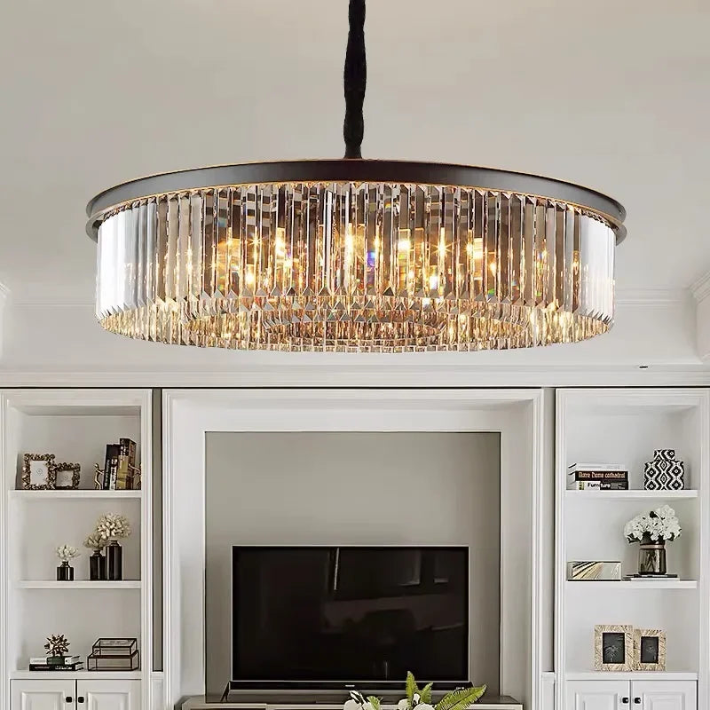 lustre moderne en cristal style nordique vintage pour intérieur élégant - vue 3 sur 21