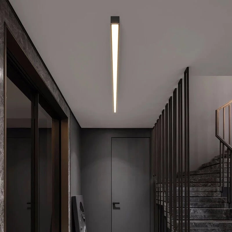 plafonnier linéaire à led moderne style simple pour intérieur - vue 4 sur 8