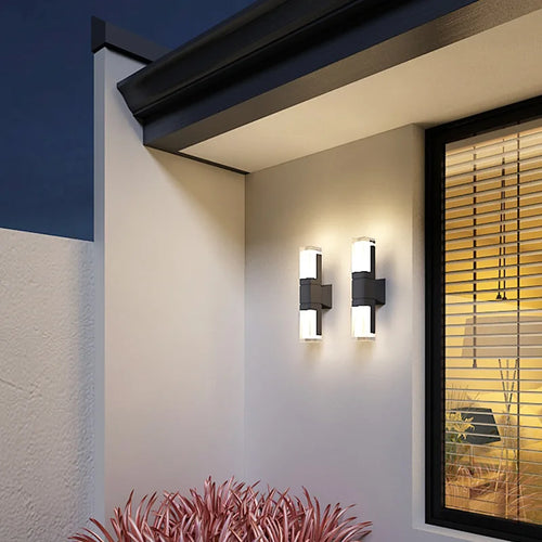 applique murale led étanche pour éclairage de jardin extérieur - vue 3 sur 8