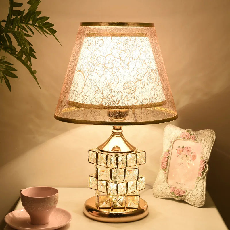 lampe de table en cristal moderne pour décoration intérieure luxe - vue 6 sur 10