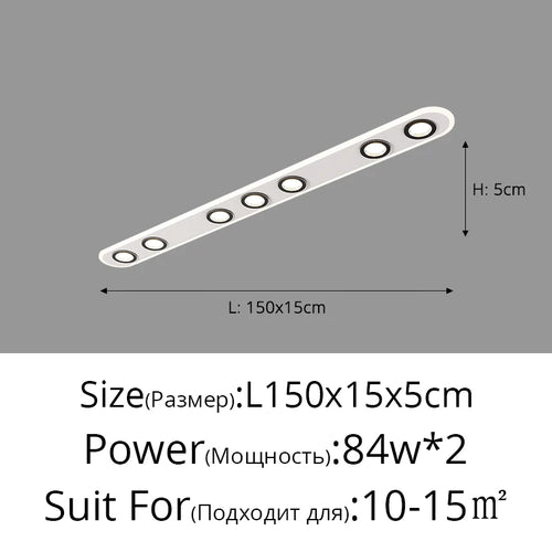 plafonnier led moderne pour décoration intérieure élégante et contemporaine - vue 16 sur 20
