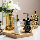 bouteille d'émulsion créative ours galvanisé distributeur 200 ml décoratif