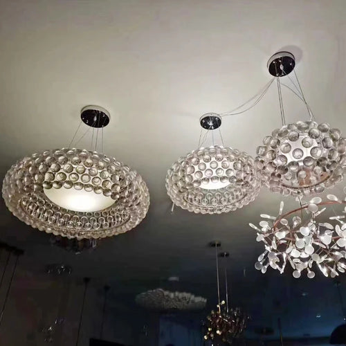 suspension moderne nordique ronde pour espace contemporain - vue 6 sur 6
