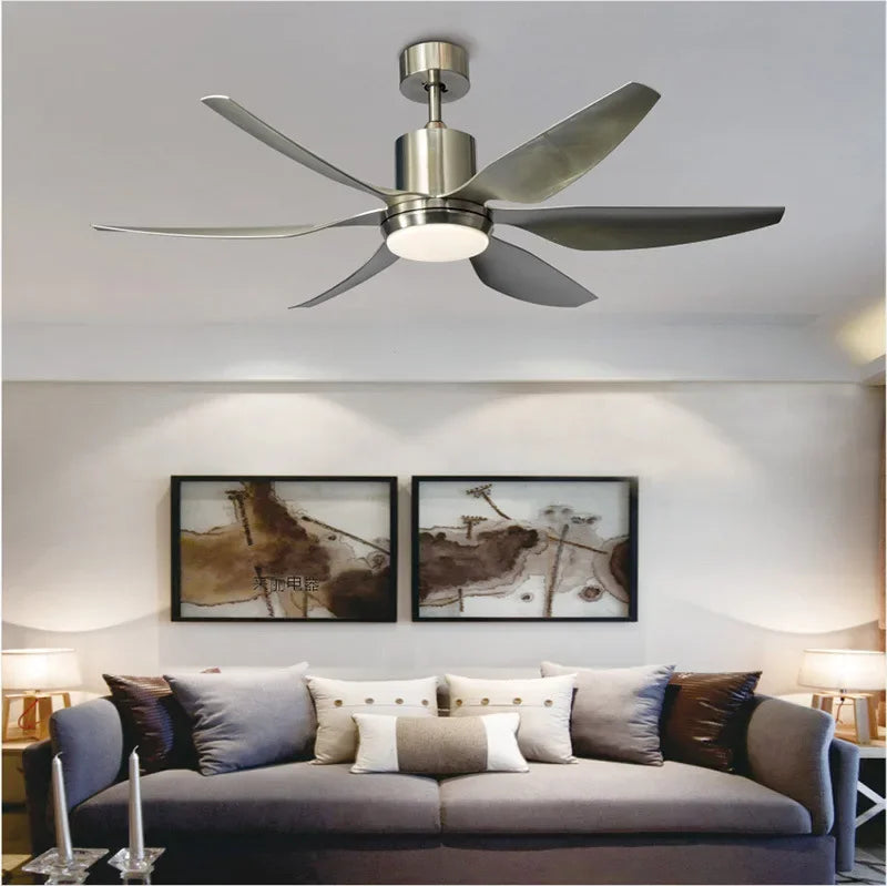plafonnier rétro industriel avec ventilateur et lumière led à distance