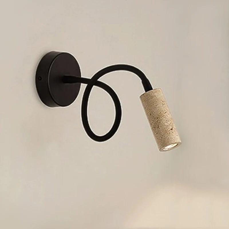 applique murale marbre nordique design créatif pour lecture et décoration - vue 1 sur 6