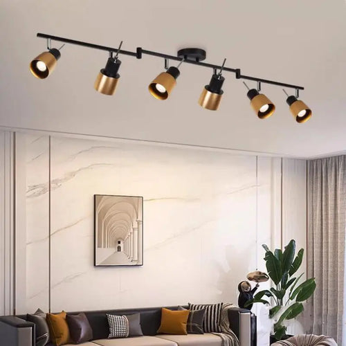 plafonnier led design pour salon bar et bureau - vue 6 sur 17