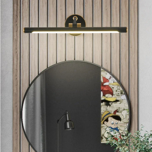 applique miroir à led moderne éclairage minimaliste rétractable intérieur - vue 2 sur 17