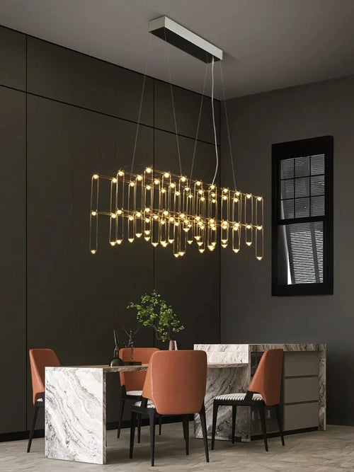 lustre LED postmoderne créatif pour bar et réception - vue 2 sur 8
