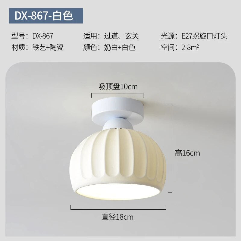 Plafonnier simple moderne blanc - vue 17 sur 23