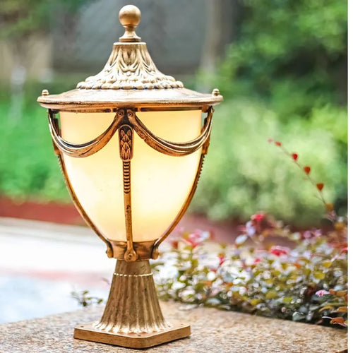 lampe de pelouse en aluminium pour jardin et couloir extérieur - vue 4 sur 7