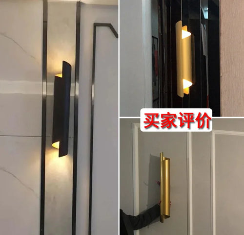 Modern living room background wall lamp, bedroom bedside wall lamp, Nordic creative E27 staircase and corridor lighting fixture - vue 3 sur 13
