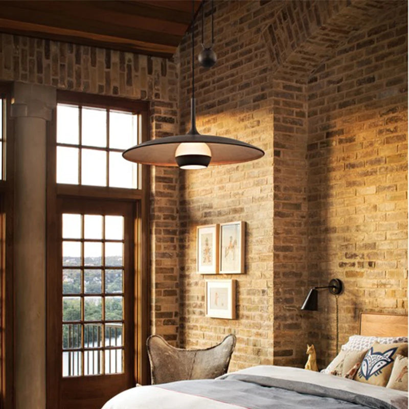 lustre minimaliste design ovni pour intérieur moderne créatif - vue 2 sur 7